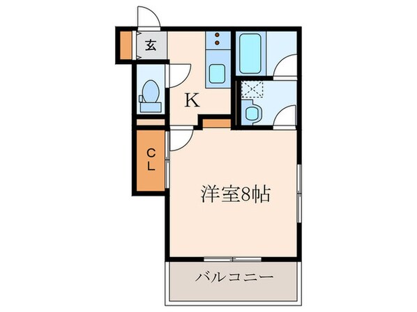 プレジール東難波の物件間取画像